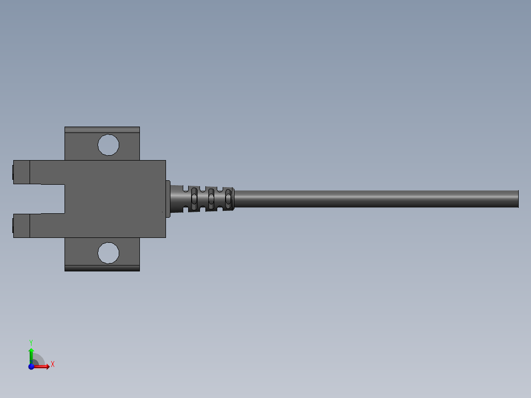 欧姆龙6系槽型光电（常用）导线引出型2M-EE-SX670-WR前视图