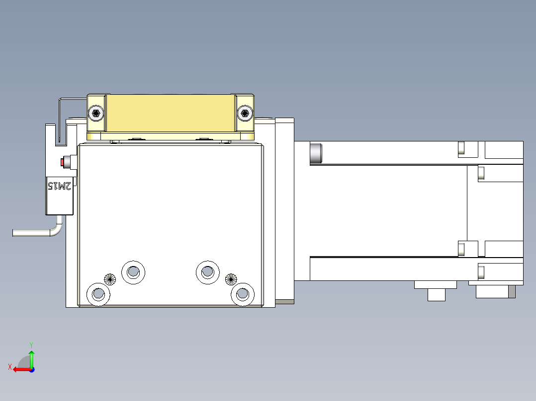 Toyo东佑达直线模组-M80M-S-X102-2500-R-M40-C4后视图