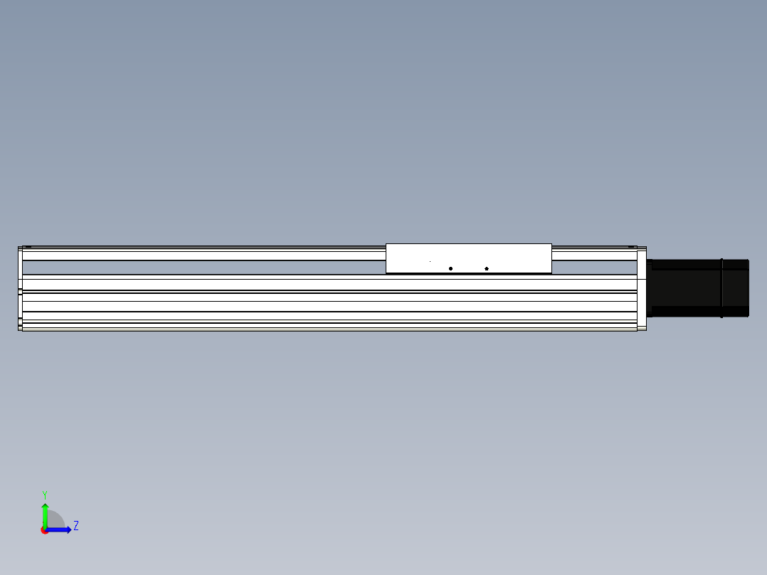 Toyo东佑达直线模组-ETH22-450-BC-750W左视图