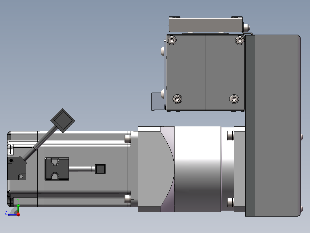 欧规同步带GTB85-RD-750W右视图