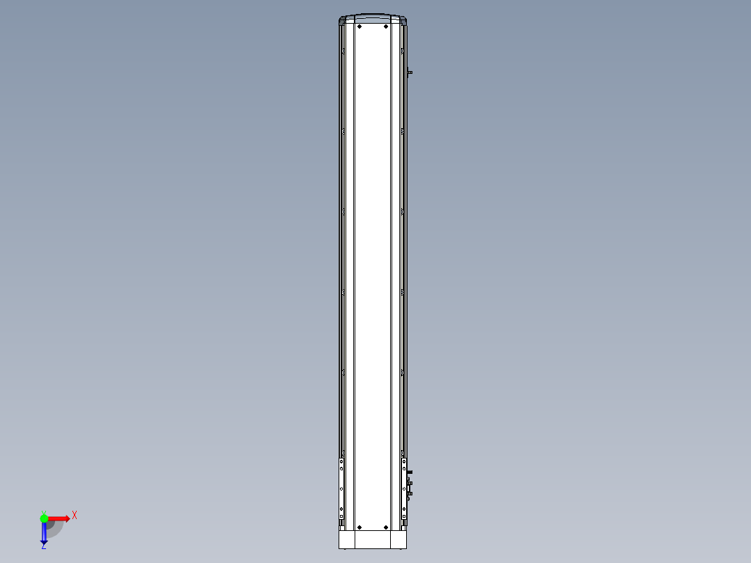 Toyo东佑达直线模组-ETH17-1050-BM-M75俯视图
