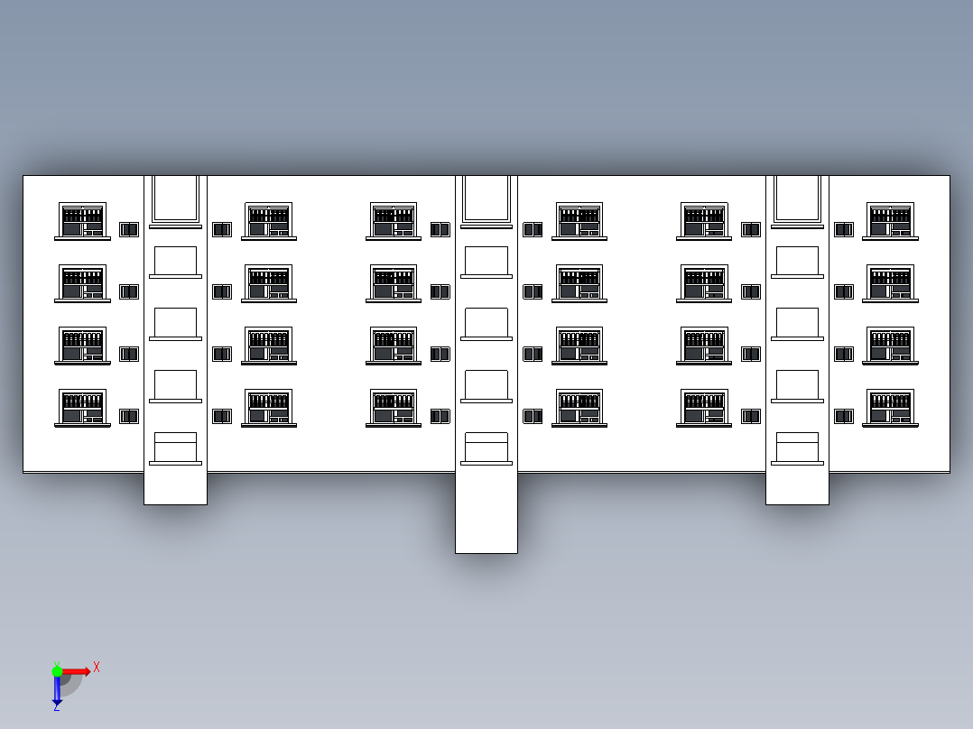 日本公共住房 1比80俯视图