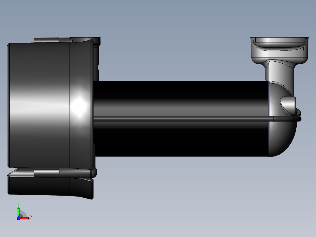 seabotix船舶推进器3D图纸 sldprt格式前视图