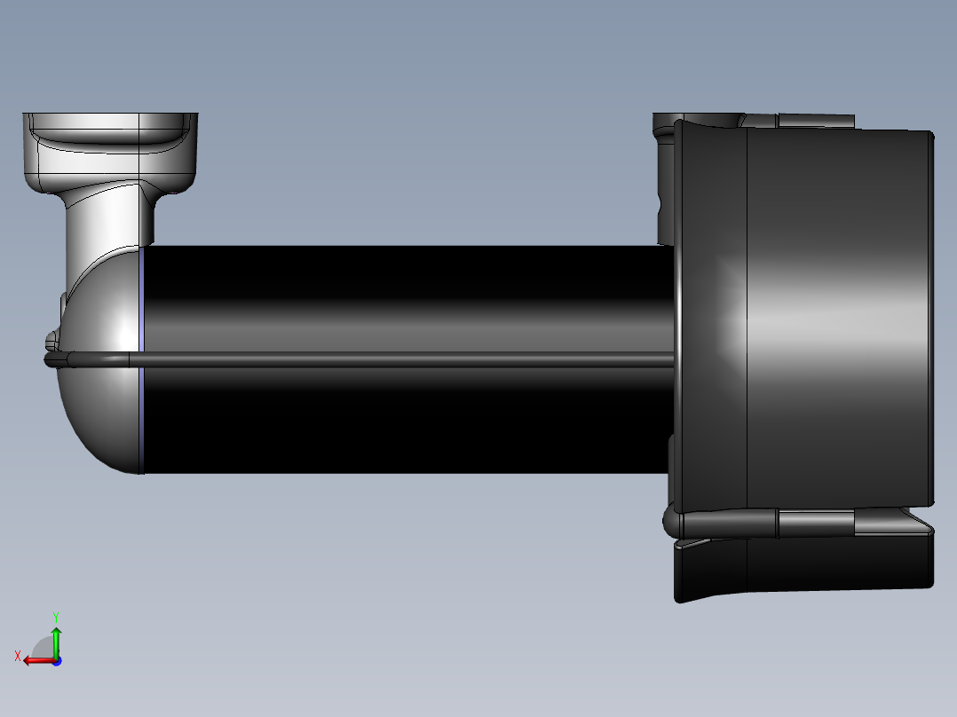 seabotix船舶推进器3D图纸 sldprt格式后视图