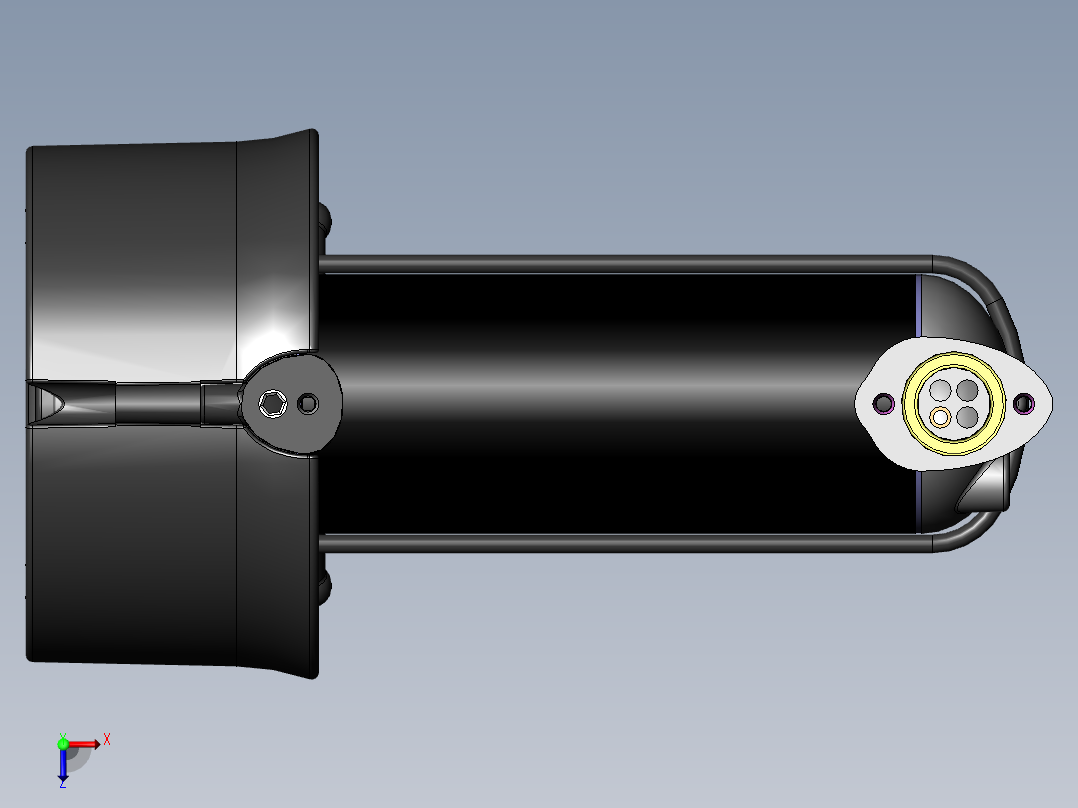 seabotix船舶推进器3D图纸 sldprt格式俯视图