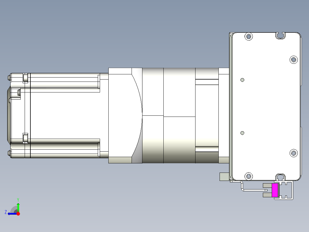 威洛博VG 系列模组VG14-L45π-S2250-BC-ZP40B-C3-K右视图