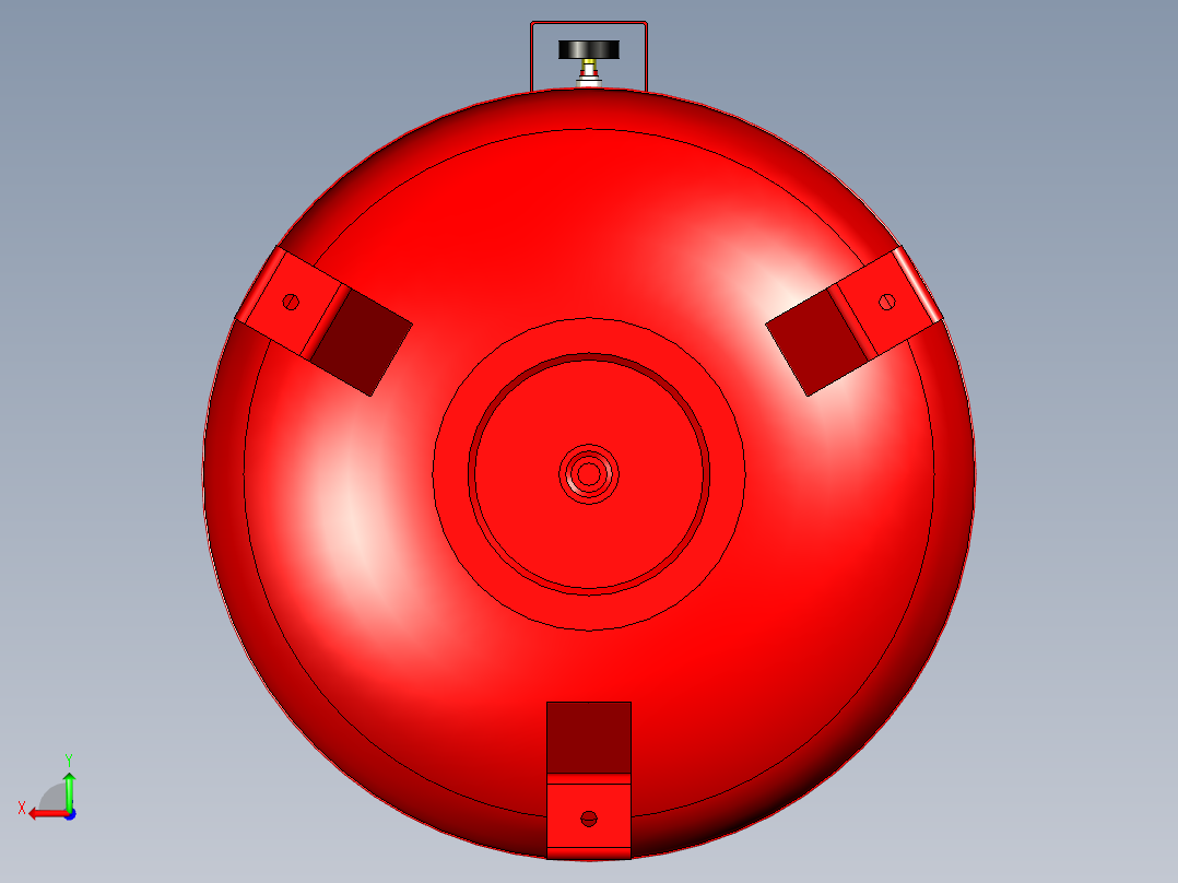 薄膜罐进化300升出口1 1 4‘BSPF模型后视图