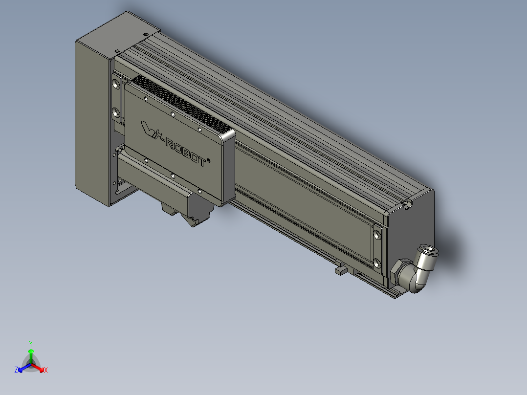 威洛博VC8-S150-BL-P10正等轴测图