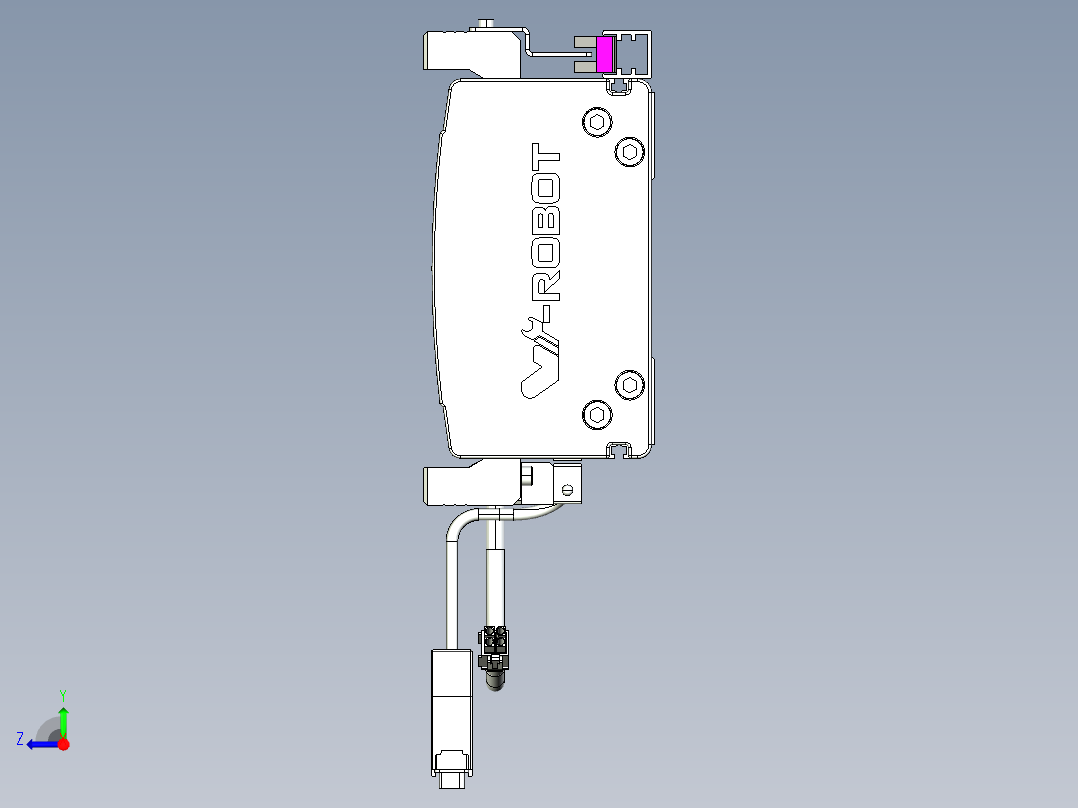 威洛博VL系列直线电机模组-VL14S3-S1100右视图