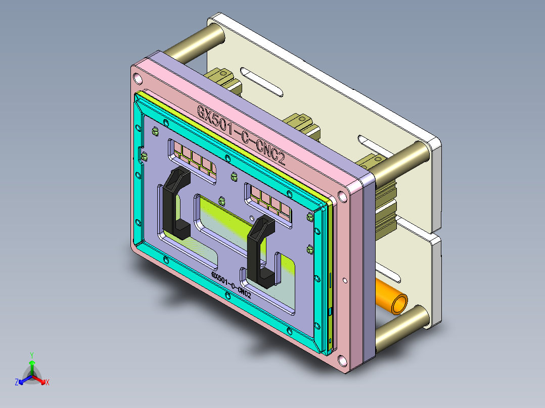 GX501-C-CNC2-1014正等轴测图