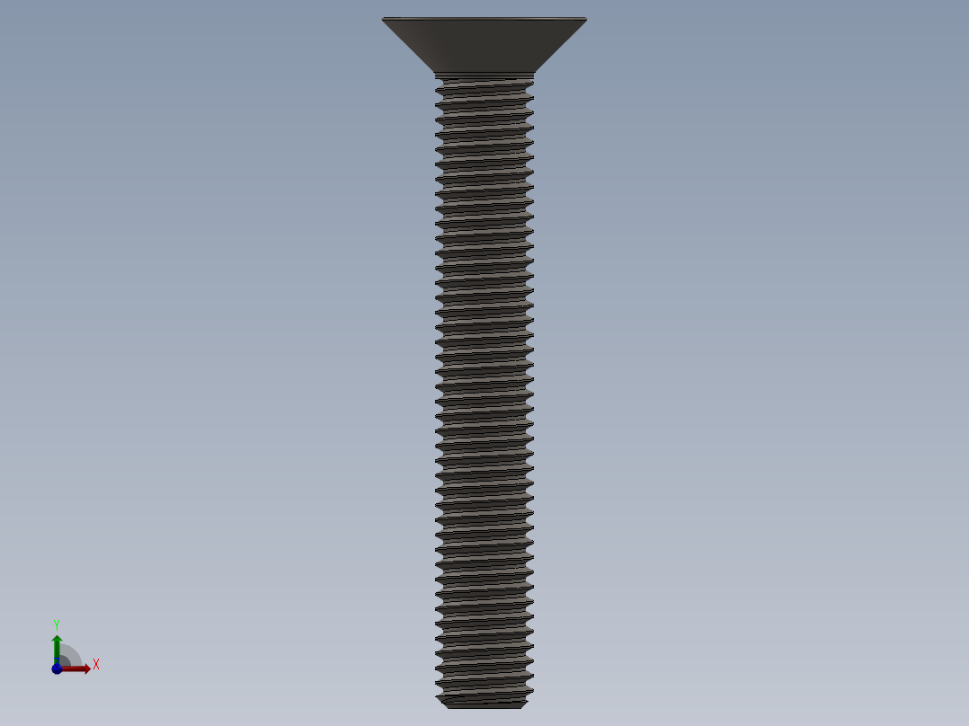 Screw_ISO_10642_M10x70_A2.SLDPRT前视图