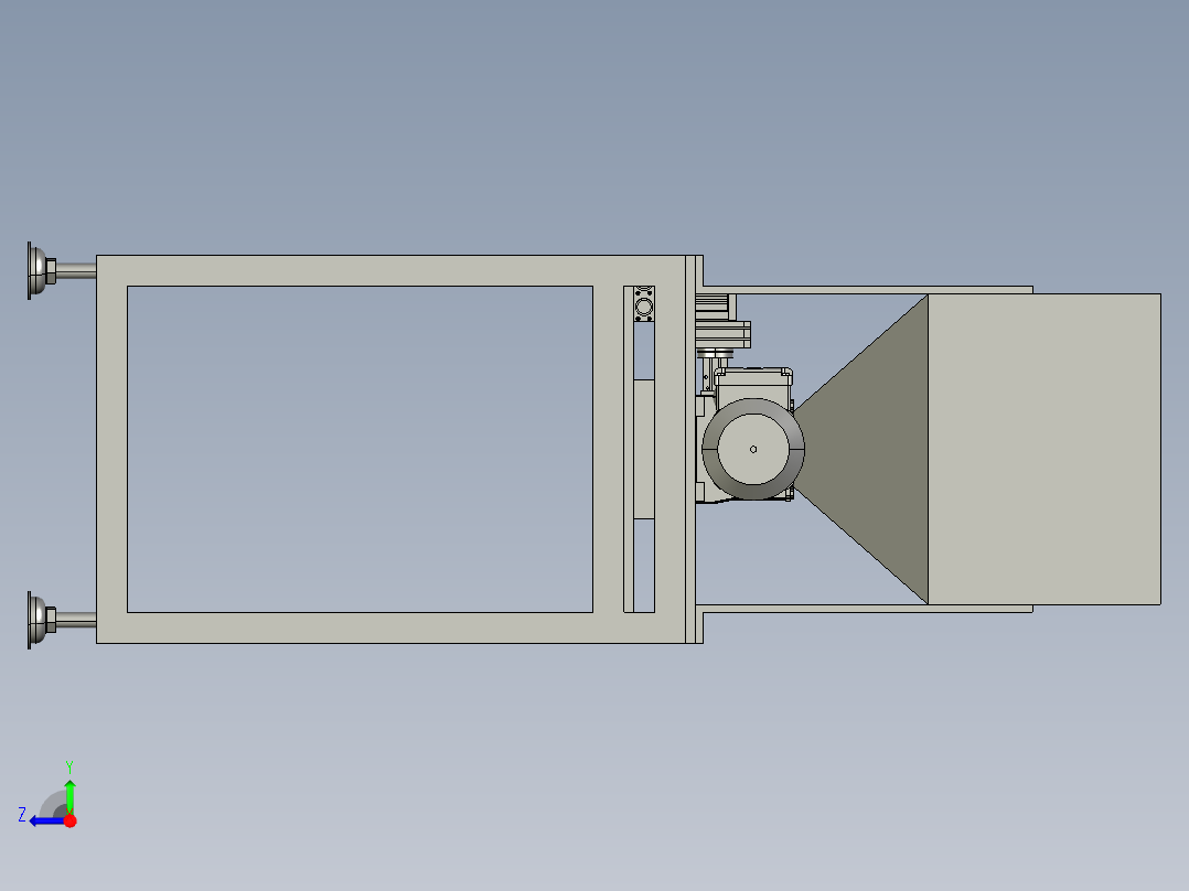 中药搅碎机总装配三维图==1476208==35右视图