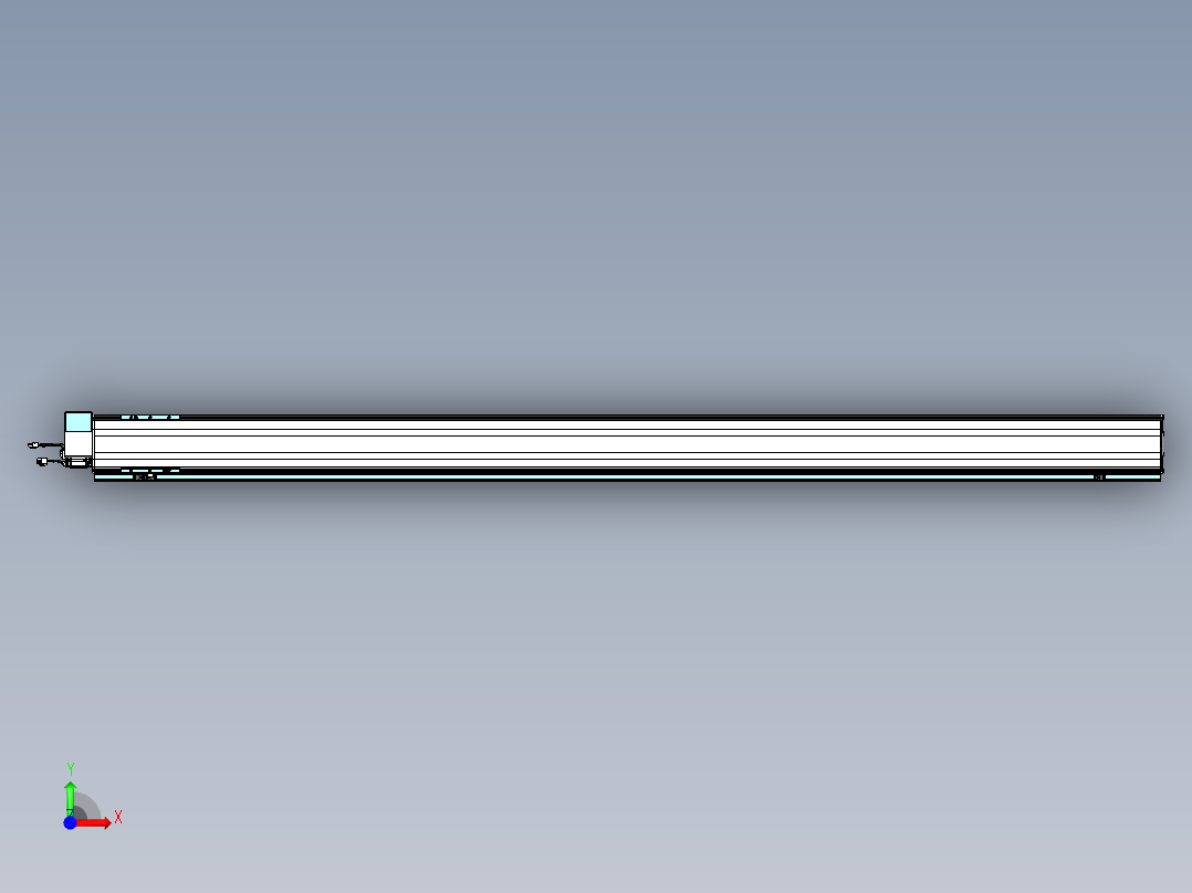威洛博VBF同步带传动一般环境VBF14-L45-S2250-BRD-ZP40-C3前视图