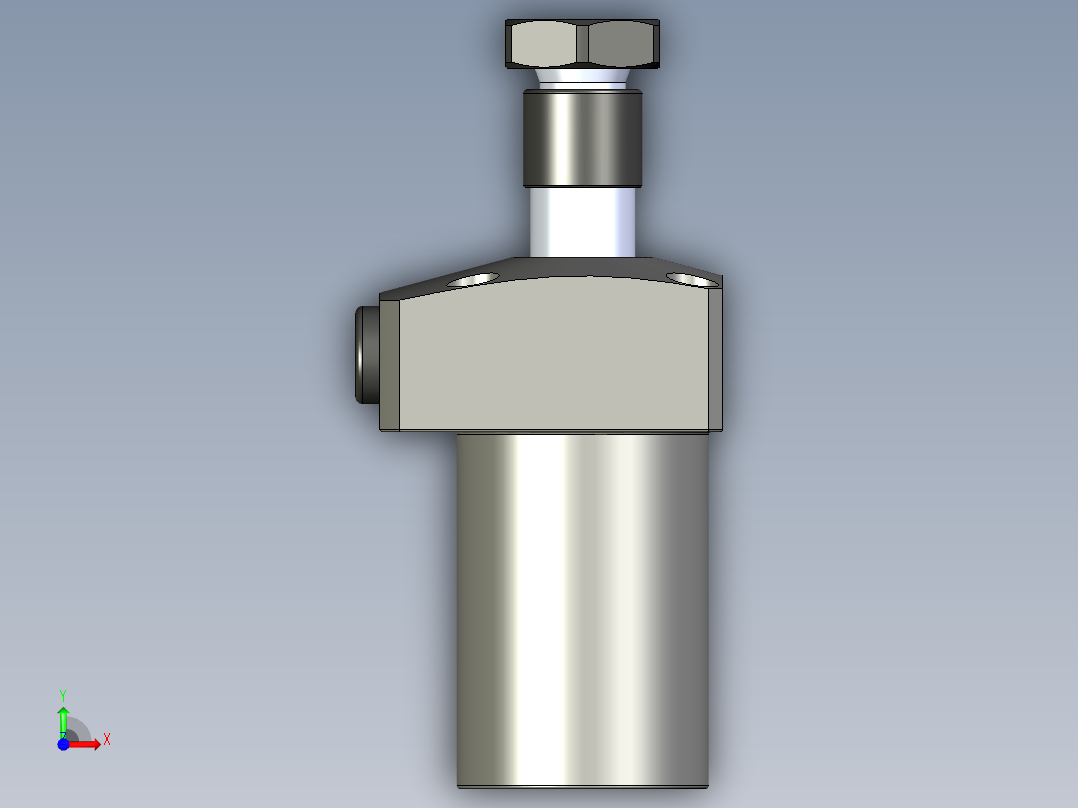 KOSMEKLHS0360-CL-Y60多系列多零件图纸模型前视图