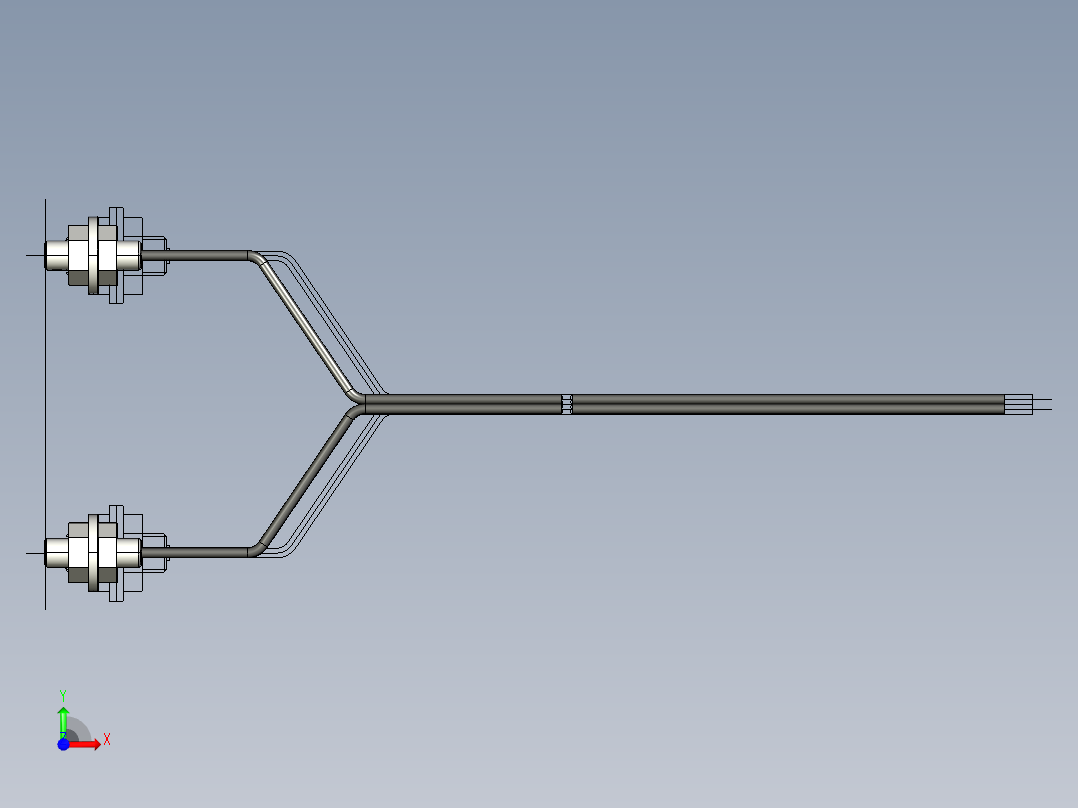 基恩士FU-79U_kc图纸模型前视图