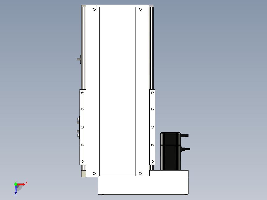 Toyo东佑达直线模组-ETH22-200-BL-400W俯视图