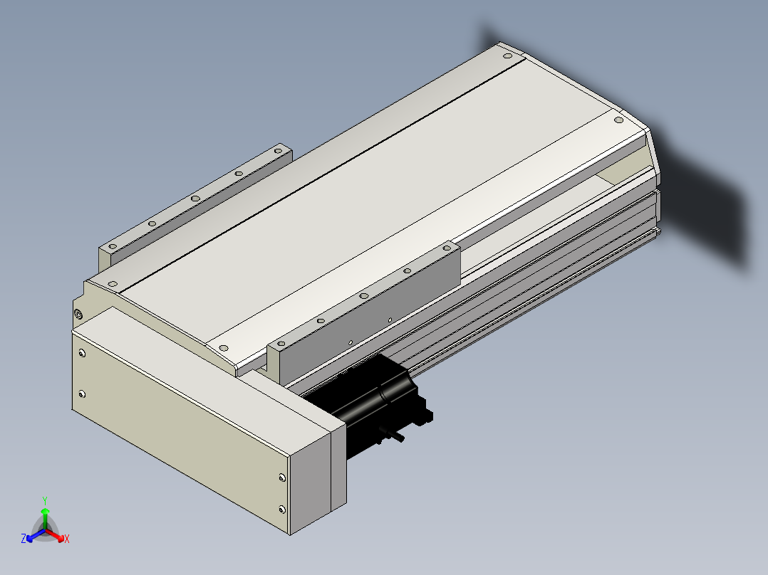 Toyo东佑达直线模组-ETH22-200-BL-400W正等轴测图