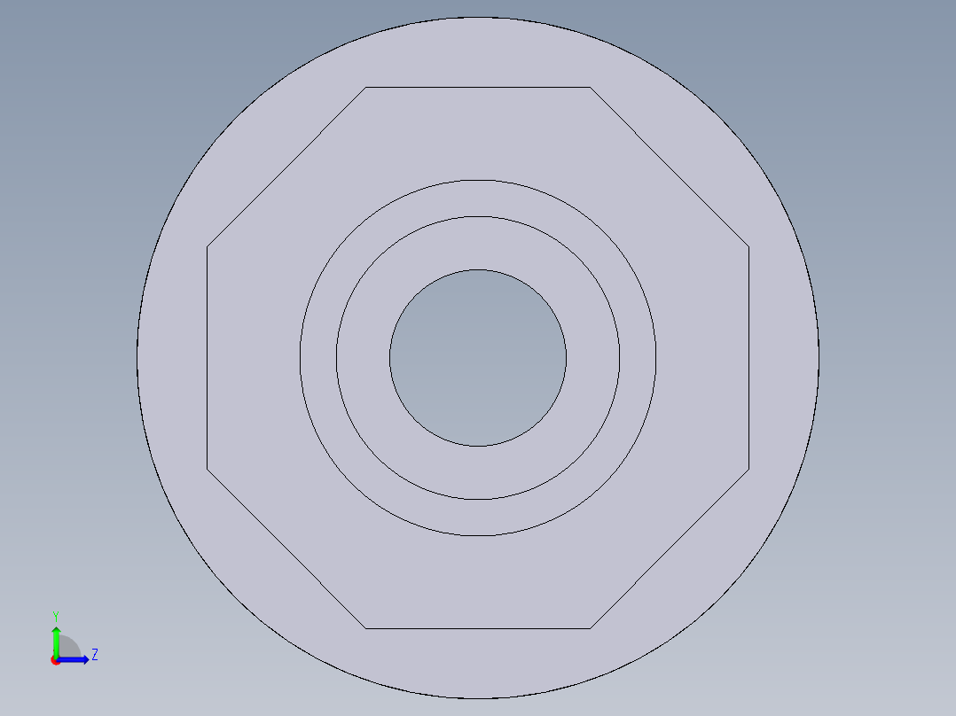 31LIFV 用溶剂焊接插座D罐接头，螺纹接头，螺纹接头拧紧螺母女R1和EPDM或FPM平垫圈左视图