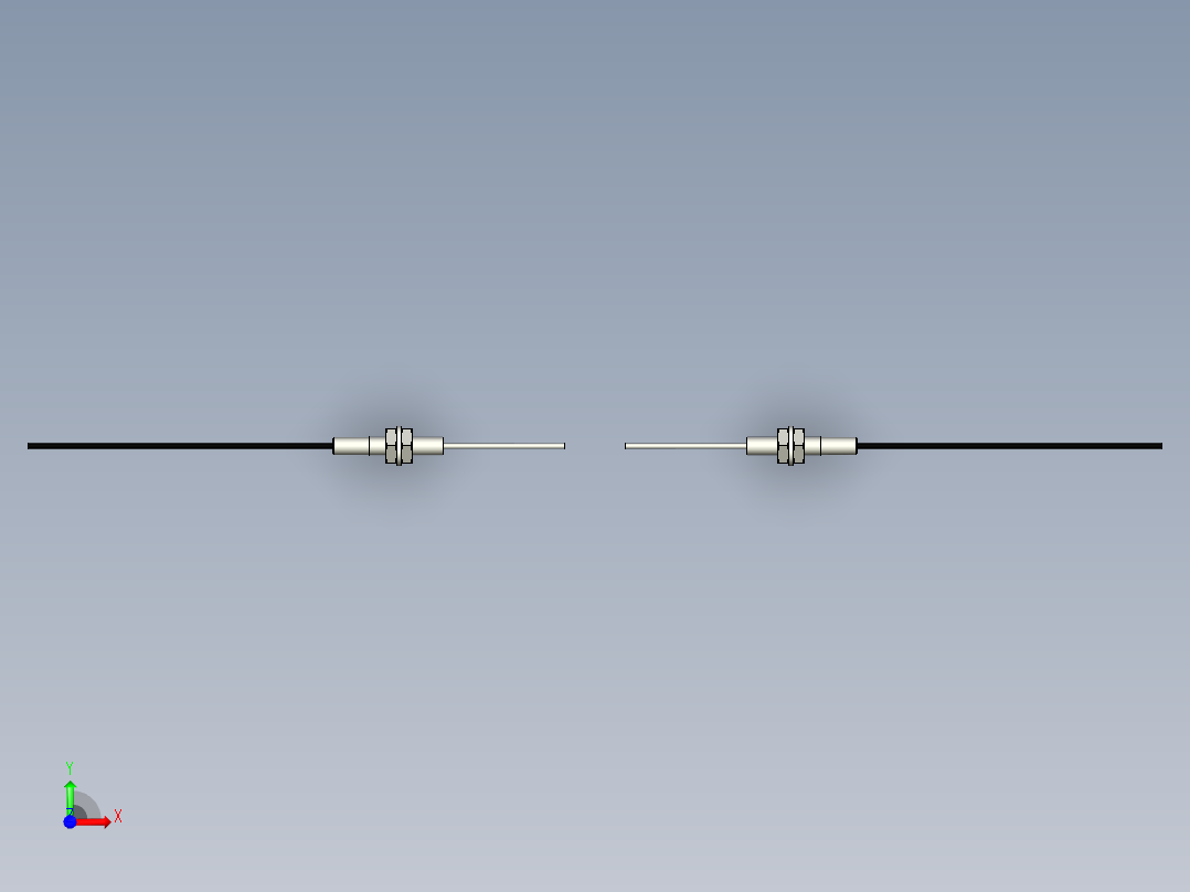 光纤元件对射型FT-D310-S前视图