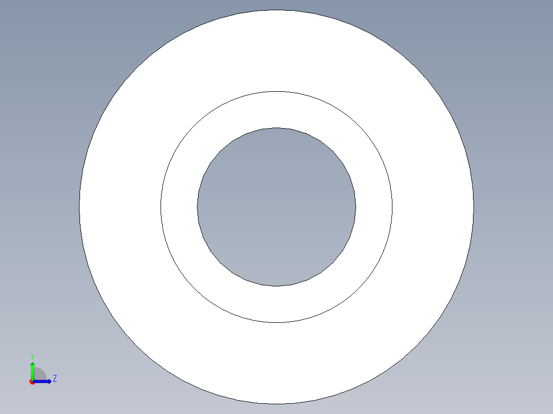 CPVC管件10-Sch80_Coupling_SxS_9829-002S_0.25in左视图