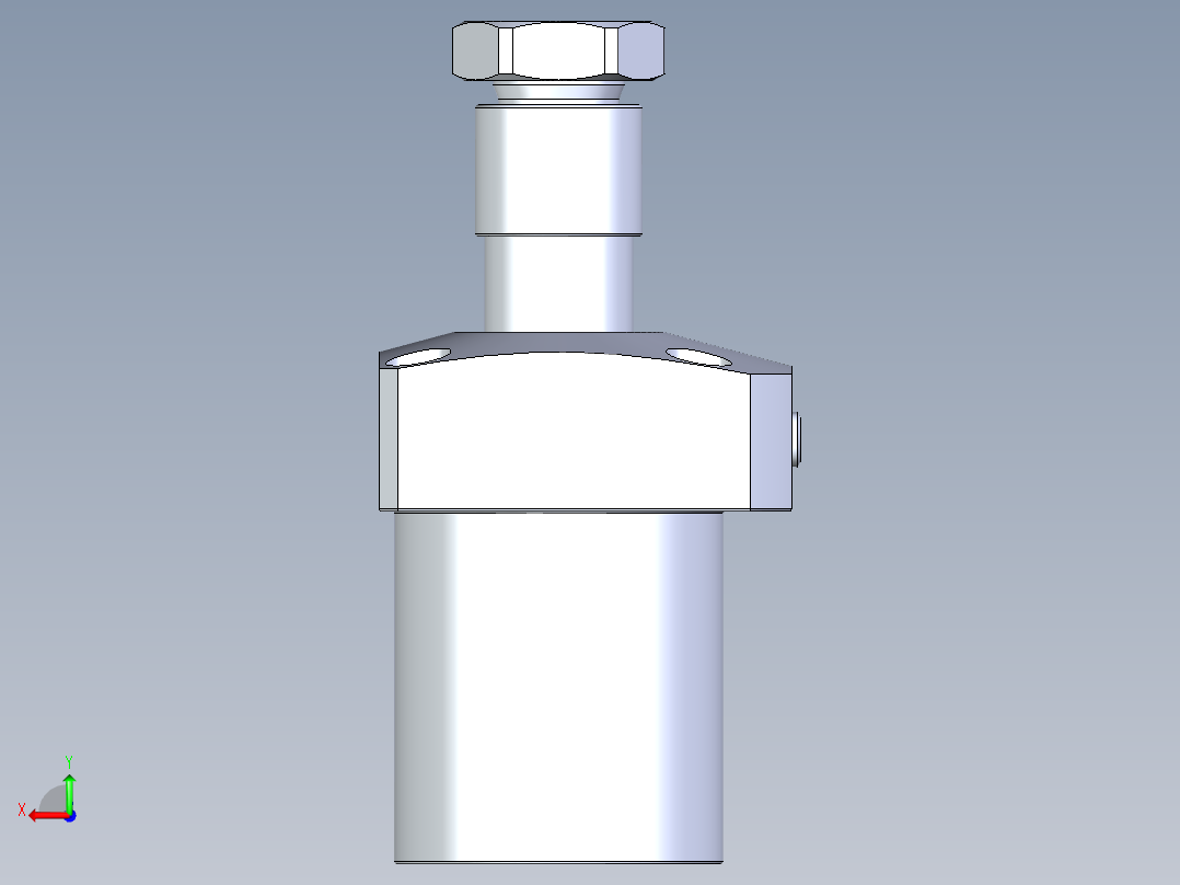 KOSMEKLHA0550-GR-Y30多系列多零件图纸模型后视图