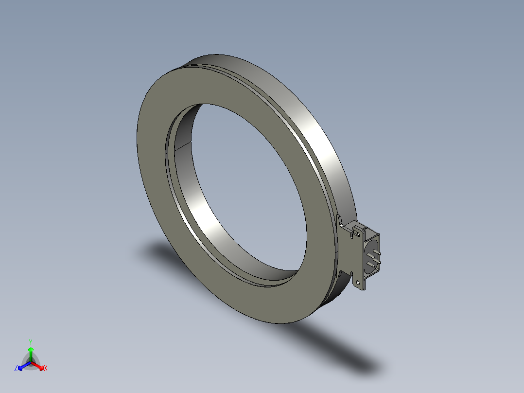 基恩士CA-R20_kc图纸模型正等轴测图