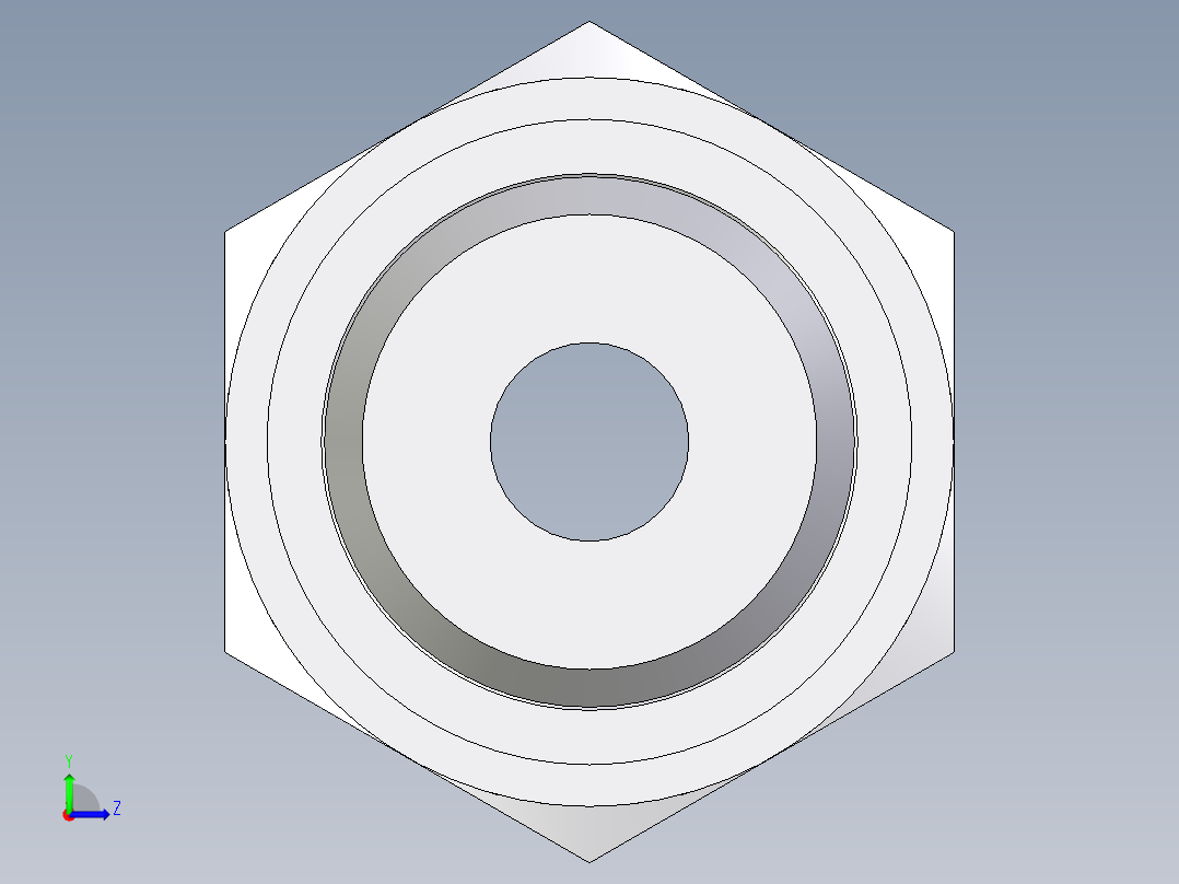卡套式工业通用硬管接头EO_Swivel_connector_EGE10SMEDCF左视图