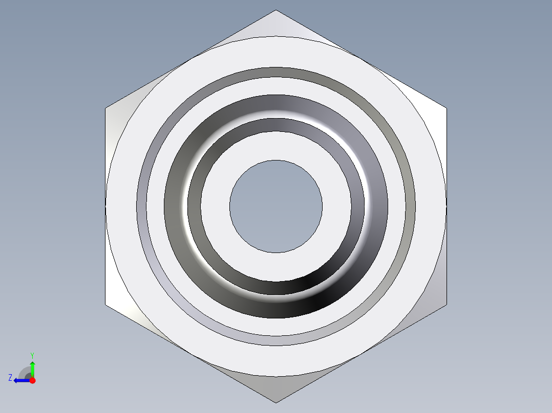 卡套式工业通用硬管接头EO_Swivel_connector_EGE10SMEDCF右视图