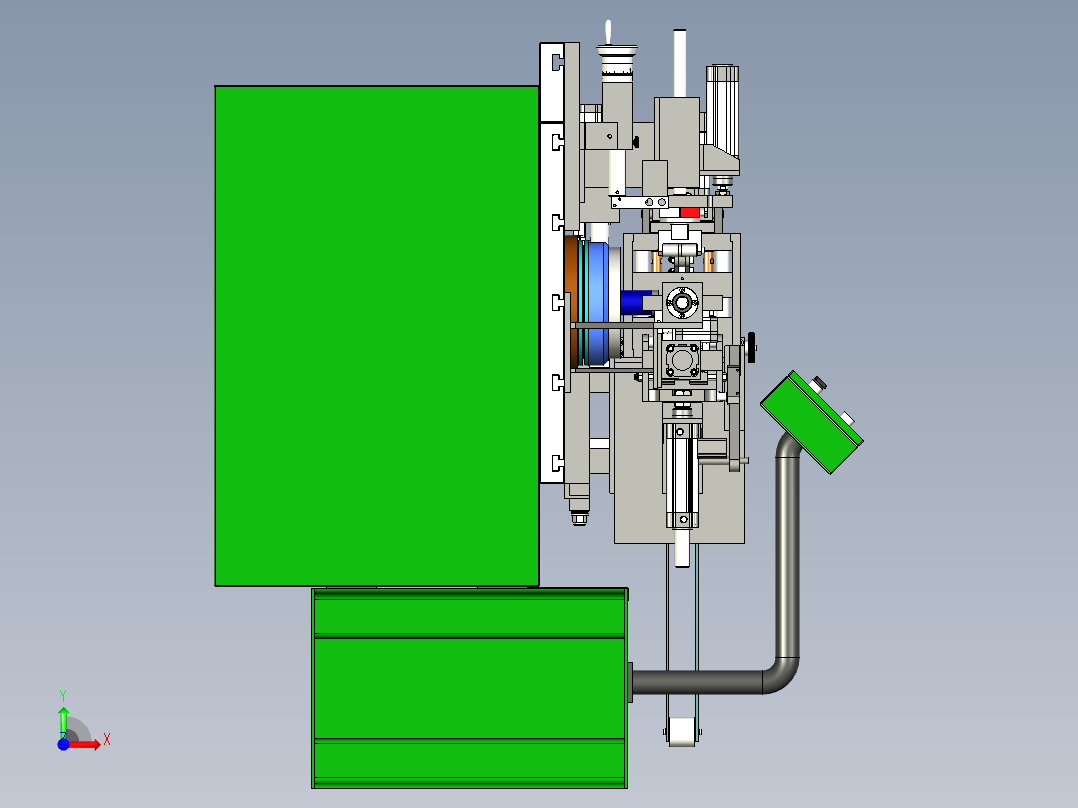 B03-复卷机前视图