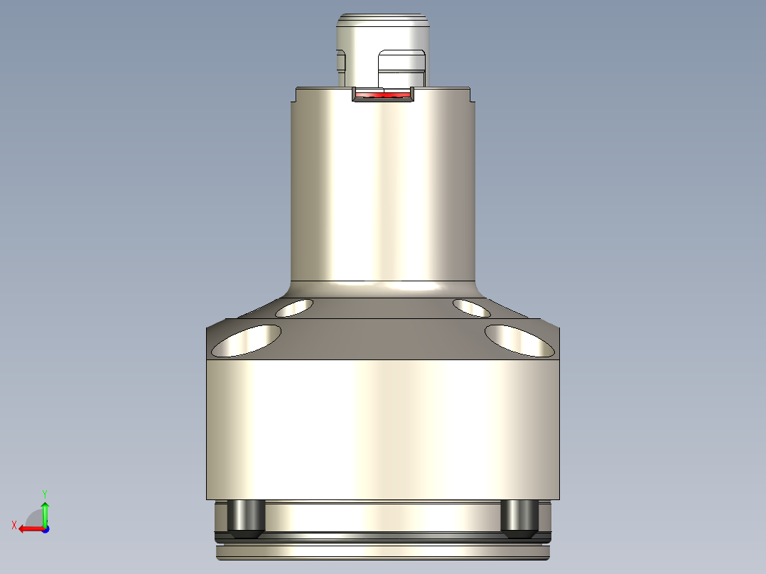 KOSMEKSFA3000-M1N-150-H65多系列多零件图纸模型多系列多零件图纸模型后视图