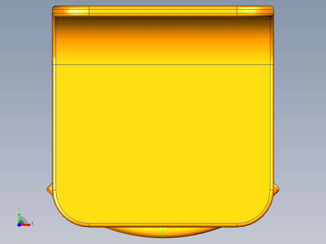 UG升降椅模型前视图