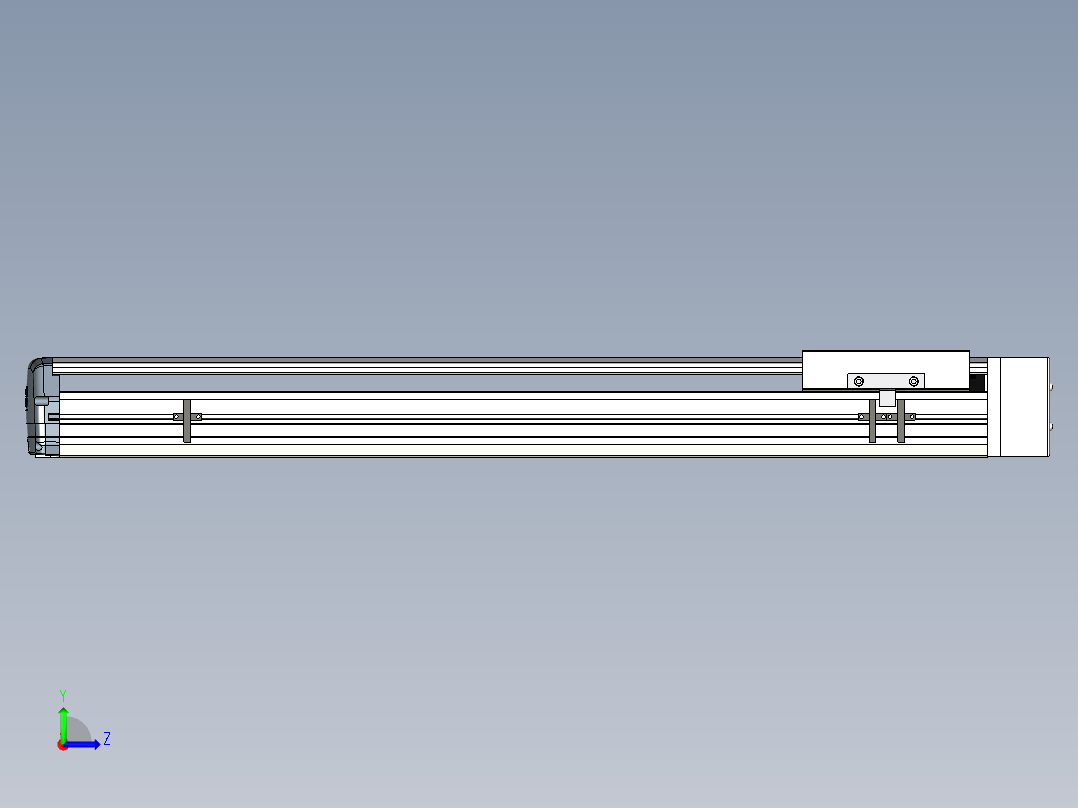 Toyo东佑达直线模组-ETH17-650-BL-M75左视图