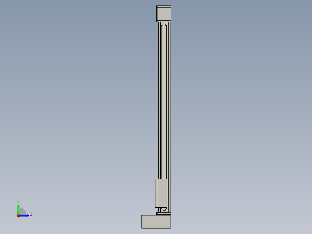 欧规系列-GB8-L96-S950-BLU-P40-MS3左视图