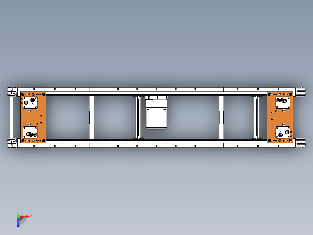 治具输送机构俯视图