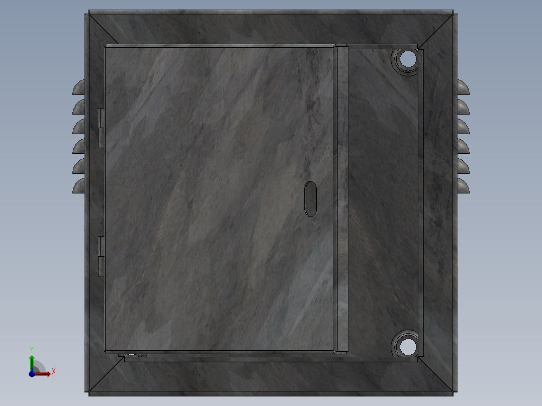 电气外壳前视图