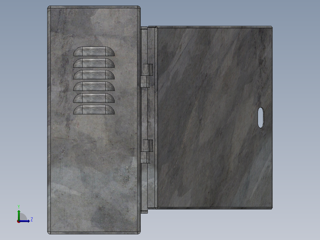 电气外壳左视图