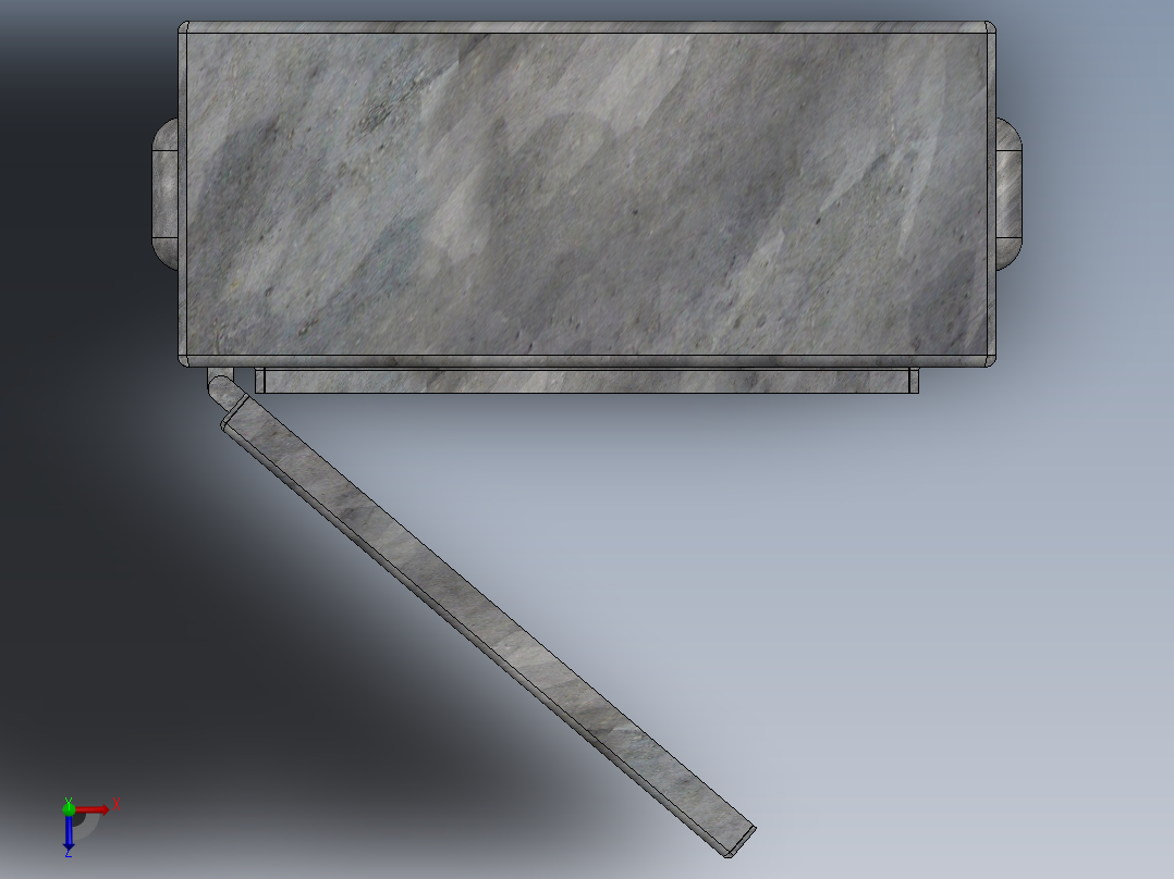 电气外壳俯视图