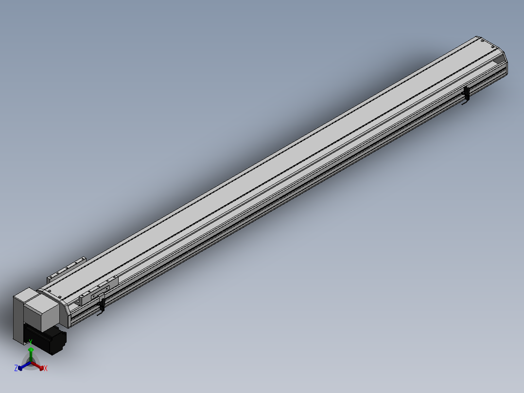 精密模组MT140-L110-1400-LD-M40-C4正等轴测图