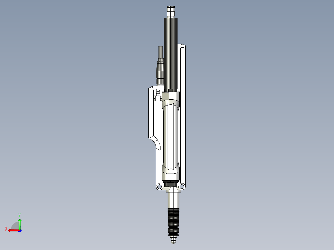 基恩士GT2-A50_kc图纸模型后视图