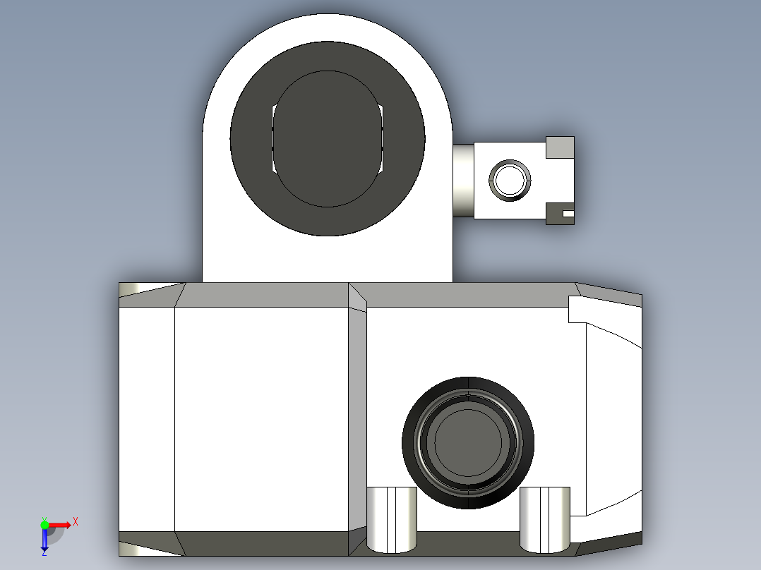 基恩士GT2-A50_kc图纸模型俯视图