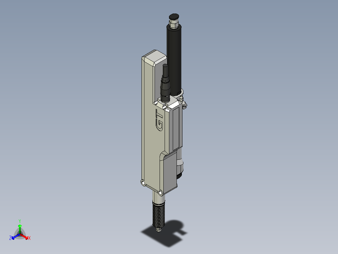 基恩士GT2-A50_kc图纸模型正等轴测图
