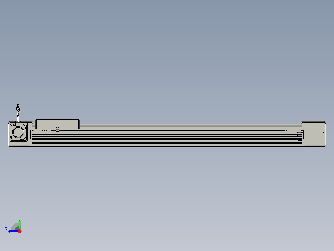 威洛博直线电机模组EB16-L208-S1050-L-ZP75-MS3-5K右视图