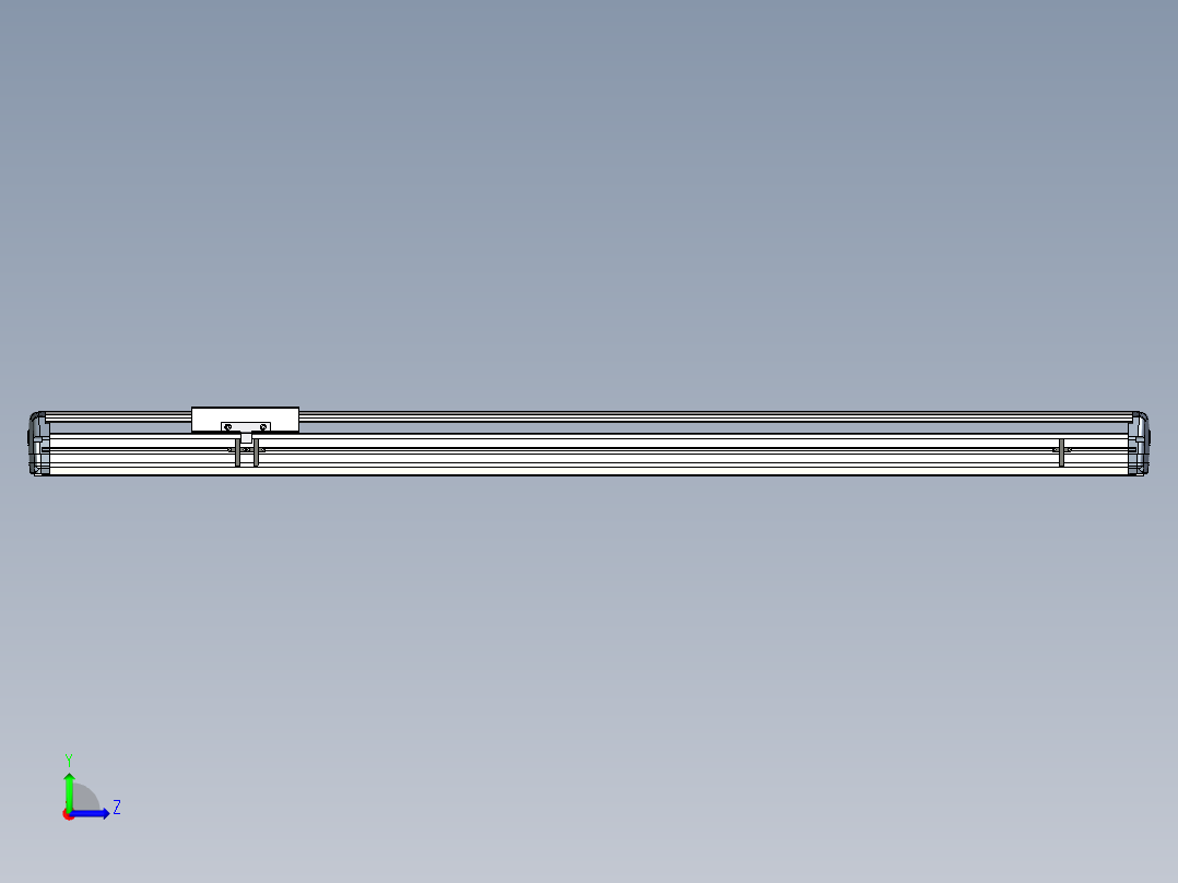 Toyo东佑达直线模组-ETH17-1150-M-煞車-組合左视图