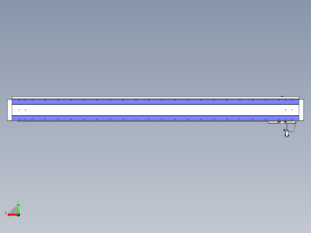 威洛博VL系列直线电机模组-VL17E3-S1950后视图
