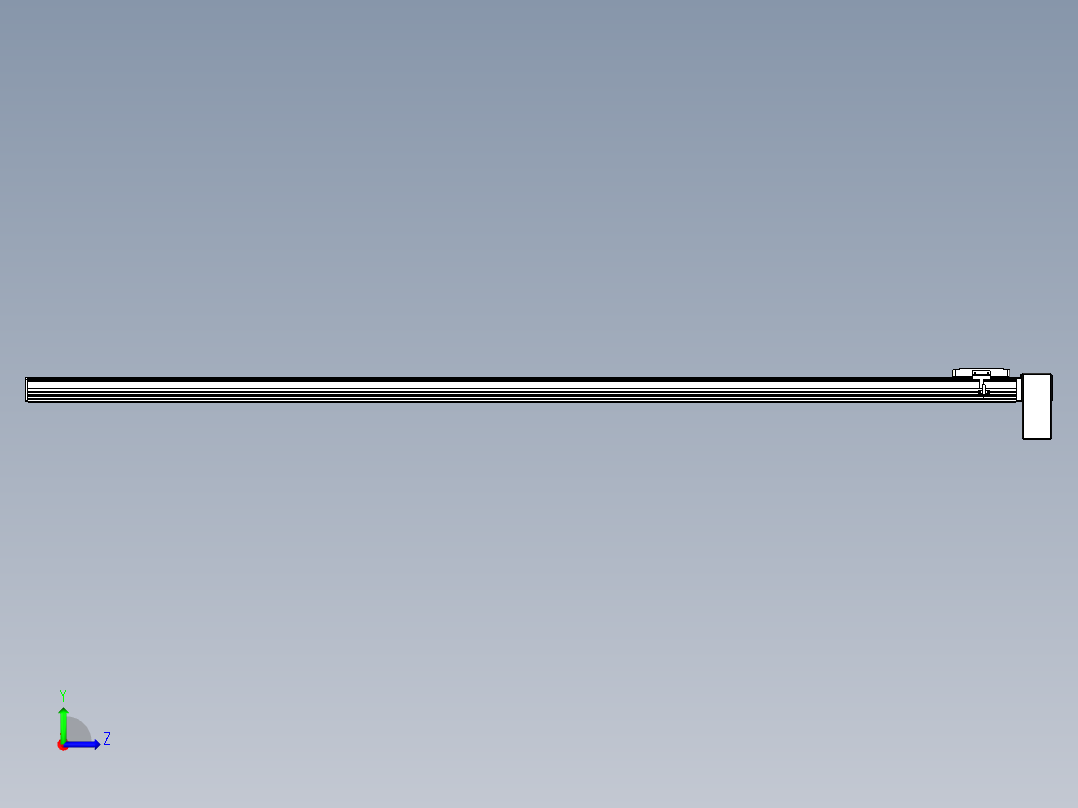 同步带全封闭直线模组TPA-HCB-105D-90-L2050-LP-C-P20-N3左视图