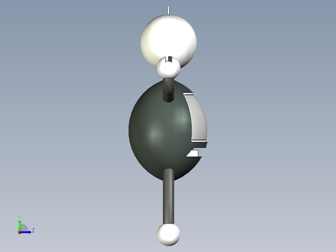 机器人usb集线器左视图