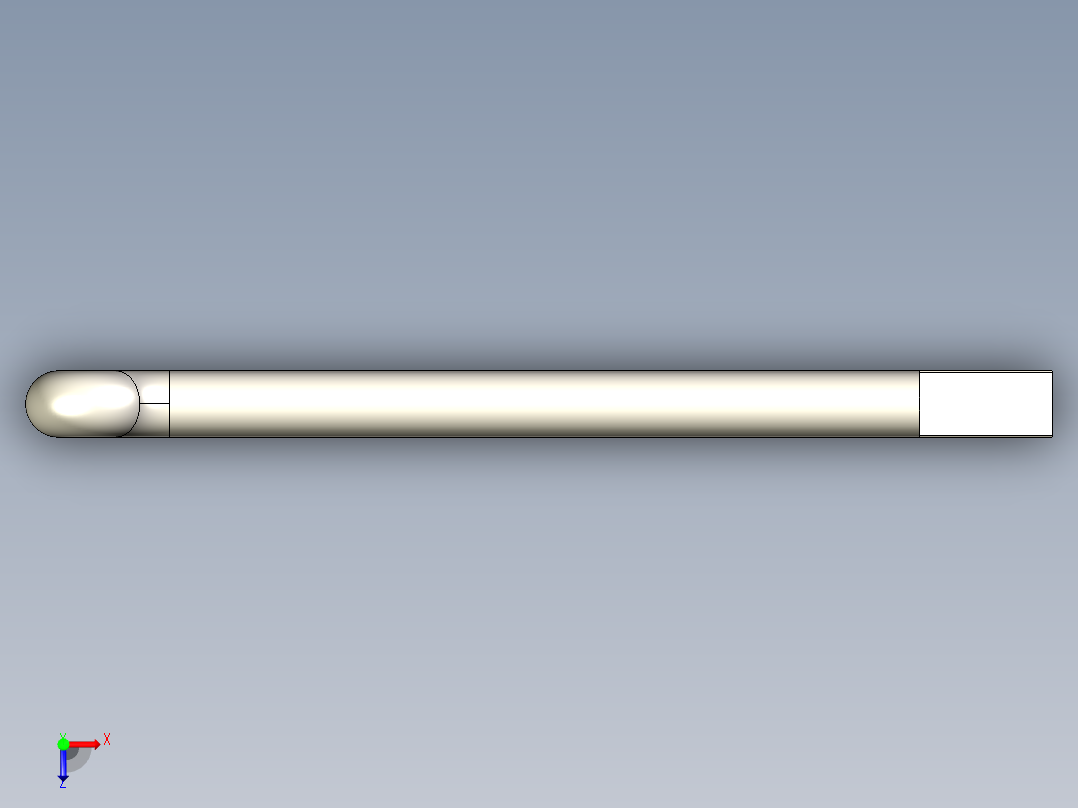 开口销0.6-20俯视图