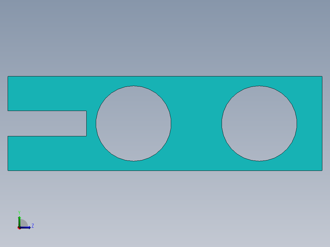 S23 摆动滑块左视图