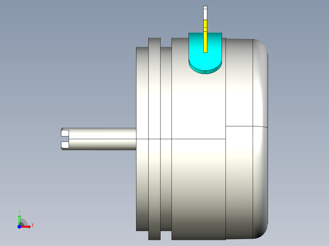 NOVOTECHNIK角度位移传感器P-2500 系列前视图
