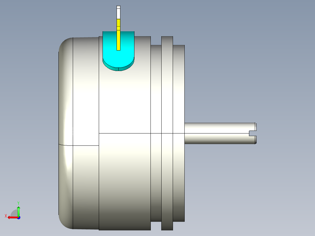 NOVOTECHNIK角度位移传感器P-2500 系列后视图